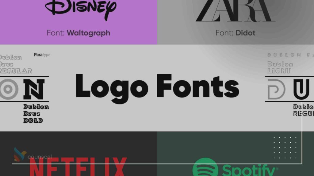 show logos, brand fonts and any other branding pointers