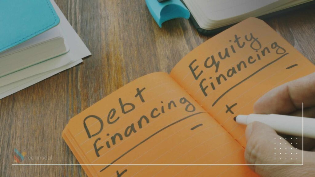 deciding between debt financing or equity financing