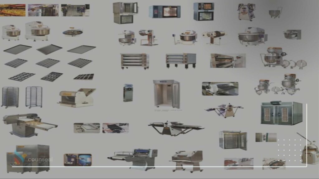 An image of bakery equipments
