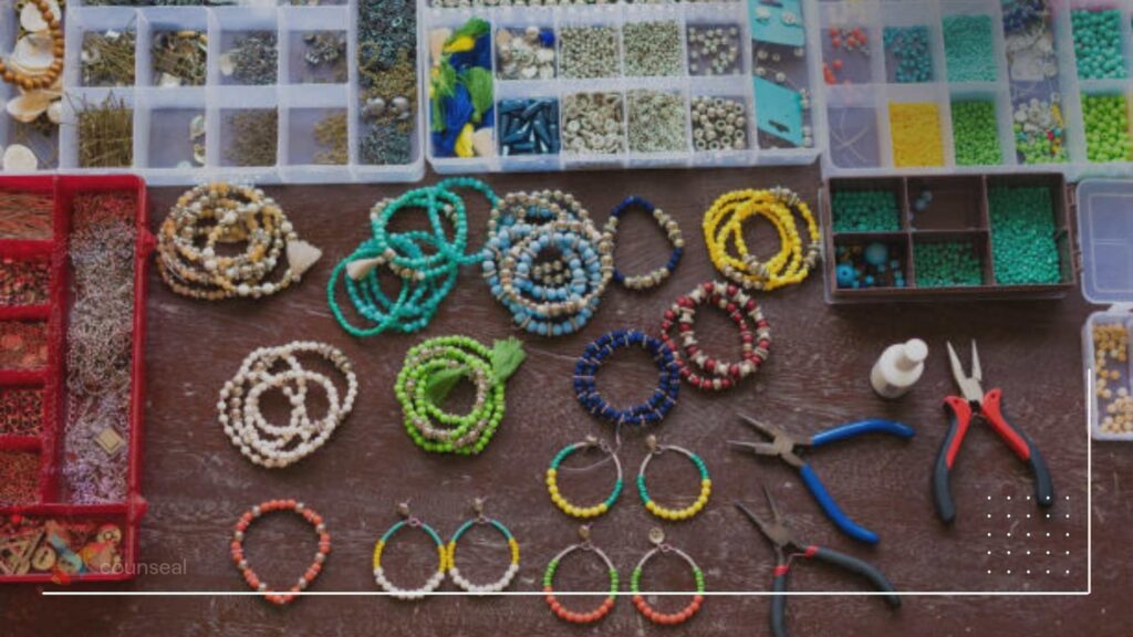 An image of jewellery making materials